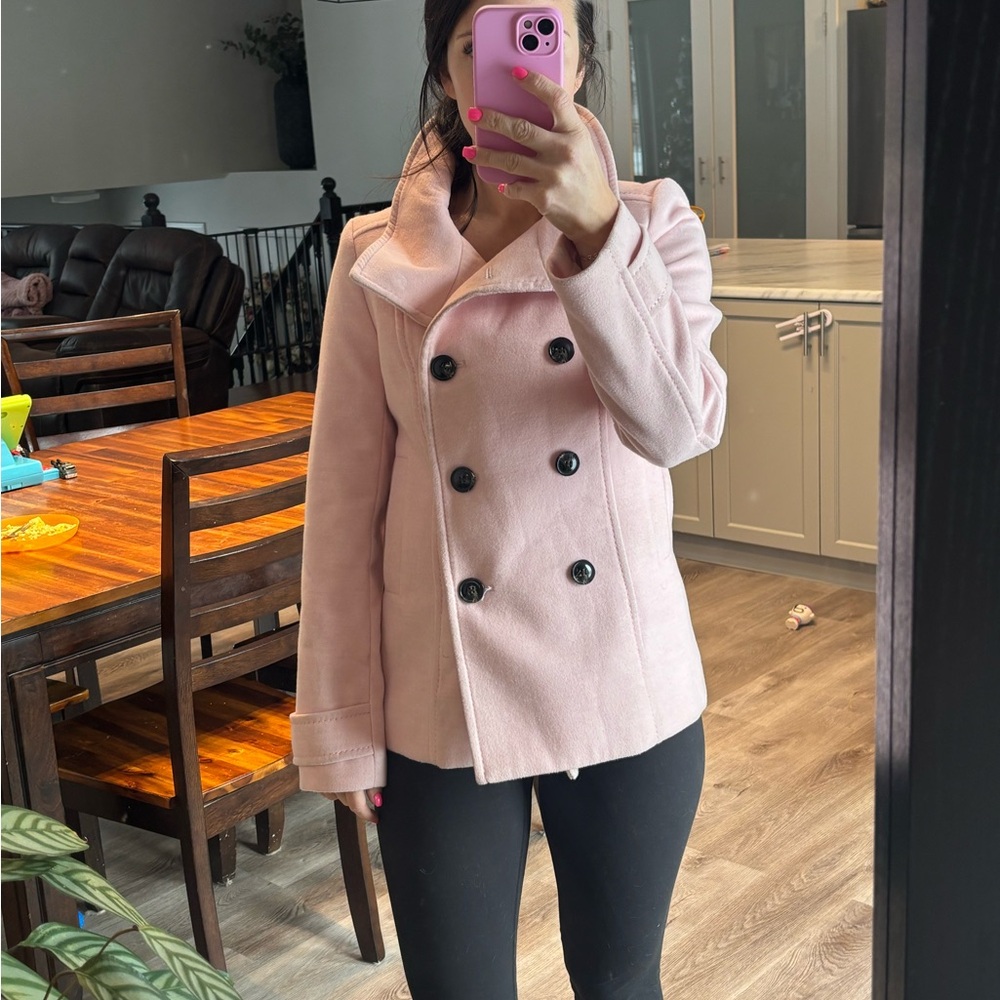 H&M Womens Pink Peacoat